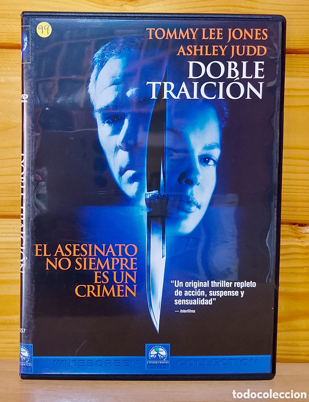 Cine: DVD Doble Traici&oacute;n Tommy lee Jones
