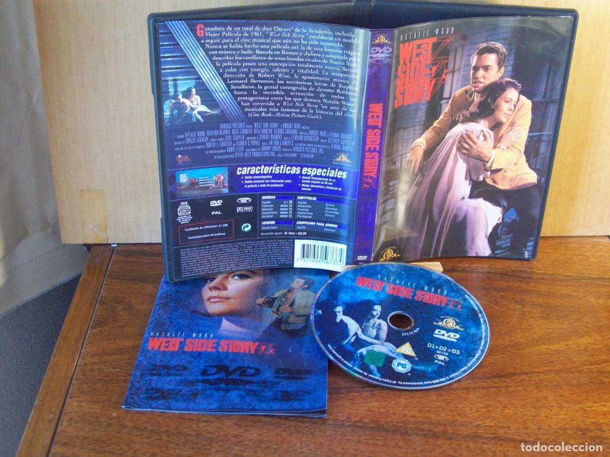 Cine: WEST SIDE STORY - NATALIE WOOD - RICHARD BEYMER - RUSS TAMBLYN - RITA MORENO - DVD