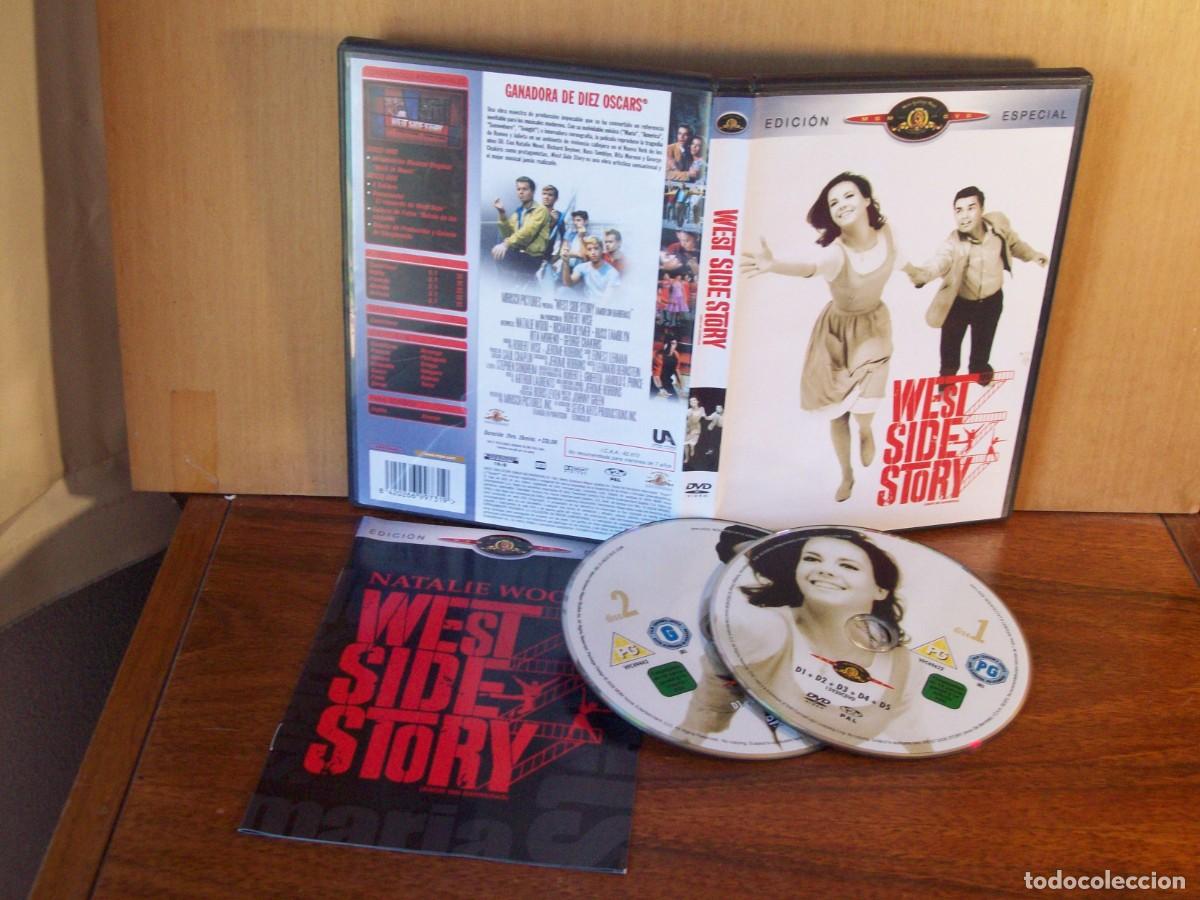 Cine: WEST SIDE STORY -NATALIE WOOD - RICHARD BEYMER - RITA MORENO - DOBLE DVD EDICION ESPECIAL