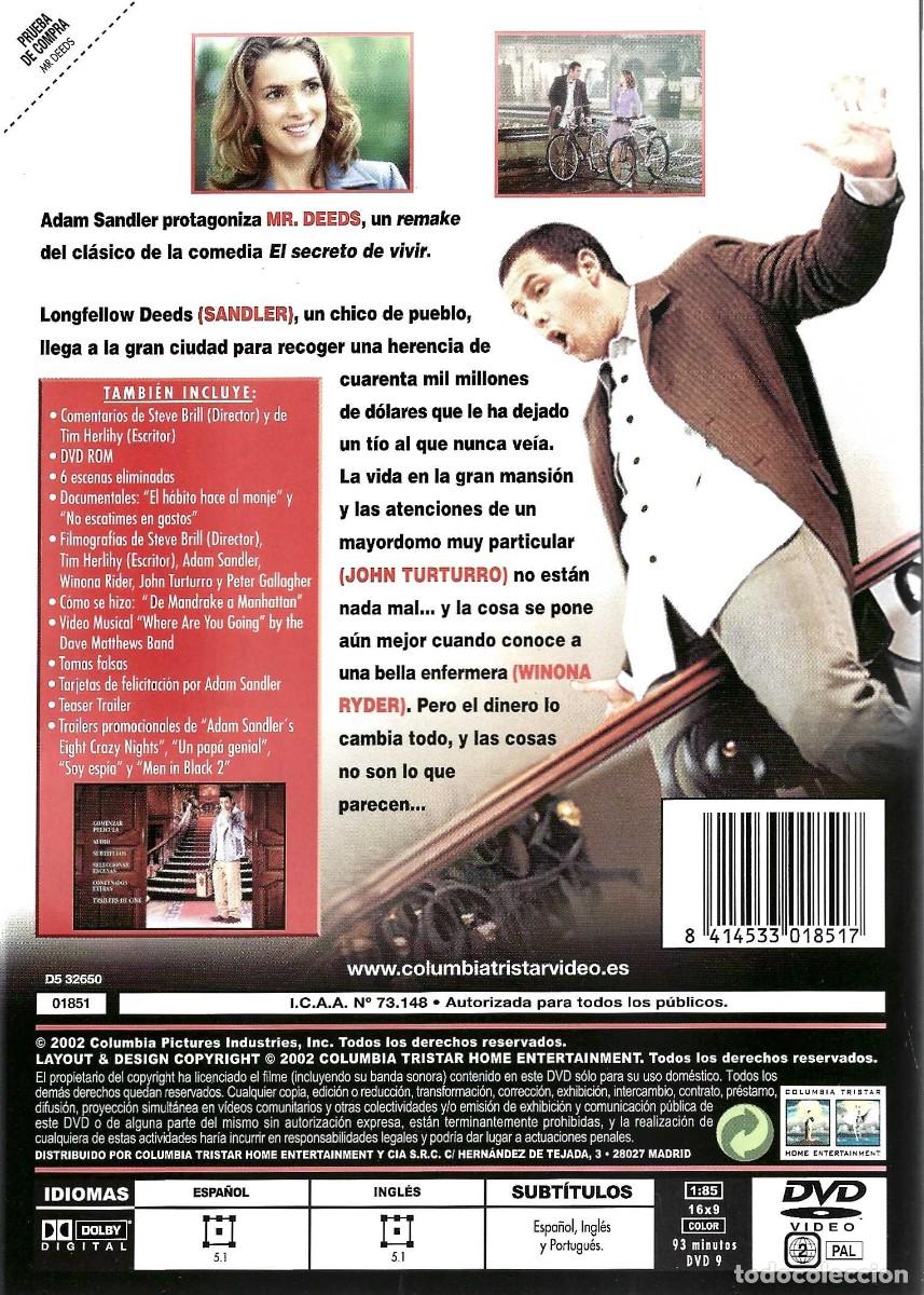 Cine: MR. DEEDS ADAM SENDLER - Foto 2