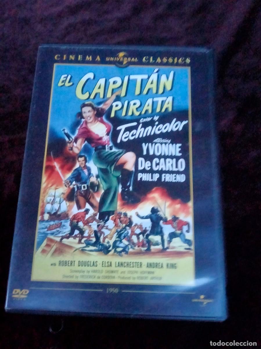 Cine: el capitan pirata - yvonne de carlo - dvd casi como nuevo