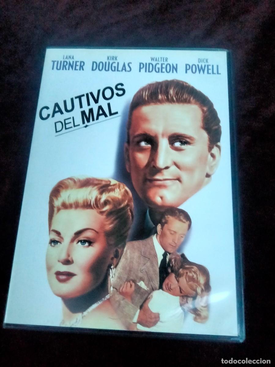 Cine: cautivos del mal - lana turner y kirk douglas - dvd casi como nuevo