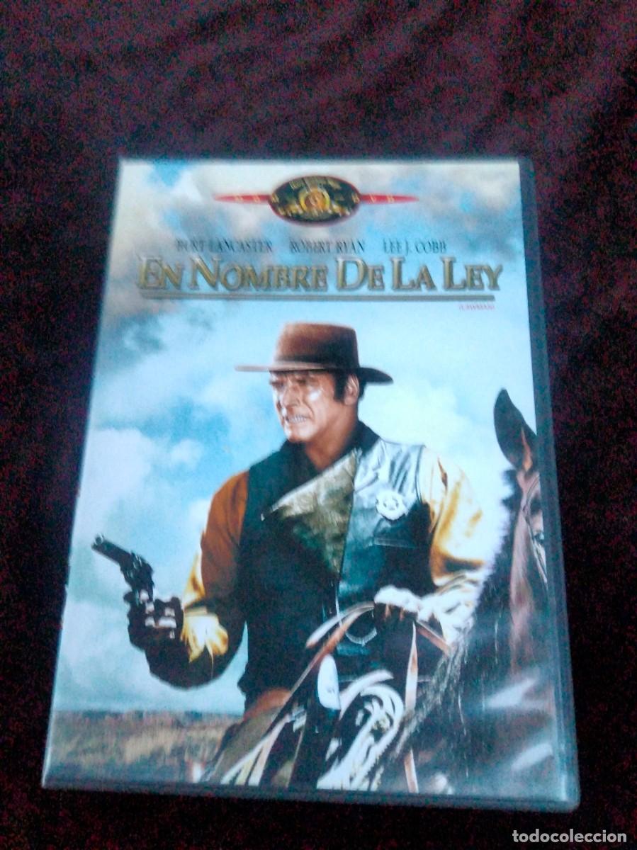 Cine: en nombre de la ley - burt lancaster - dvd casi como nuevo