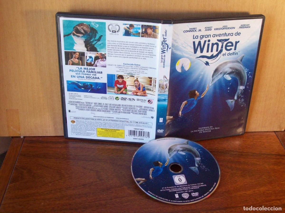 Cine: WINTER EL DELFIN , LA GRAN AVENTURA - HARRY CONNICK JR. - ASHKEY JUDD - MORGAN FREEMAN - DVD