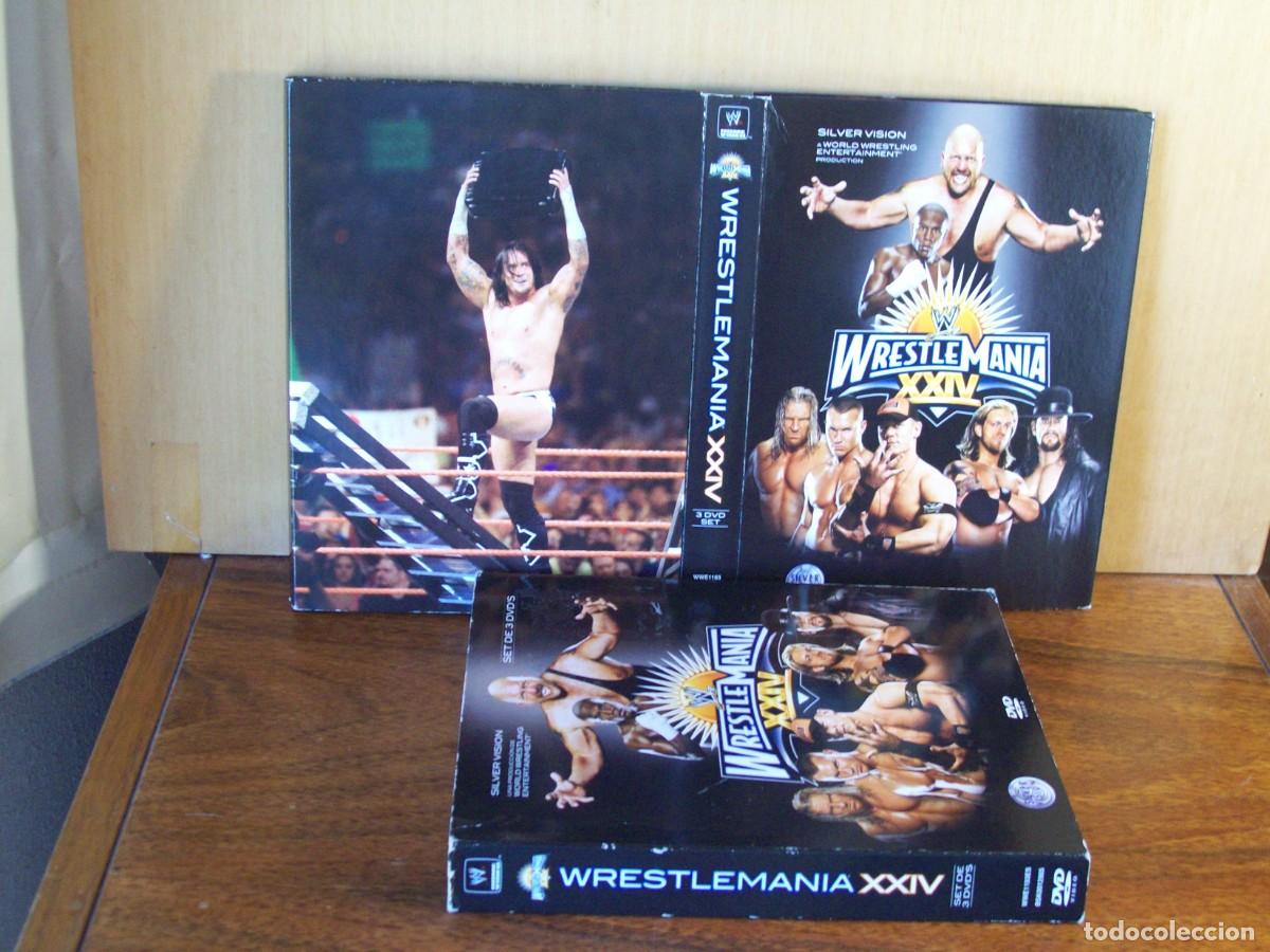 Cine: W WRESTLEMANIA XXIV - PACK TRIPLE DVD EN ESTUCHE DE CARTON