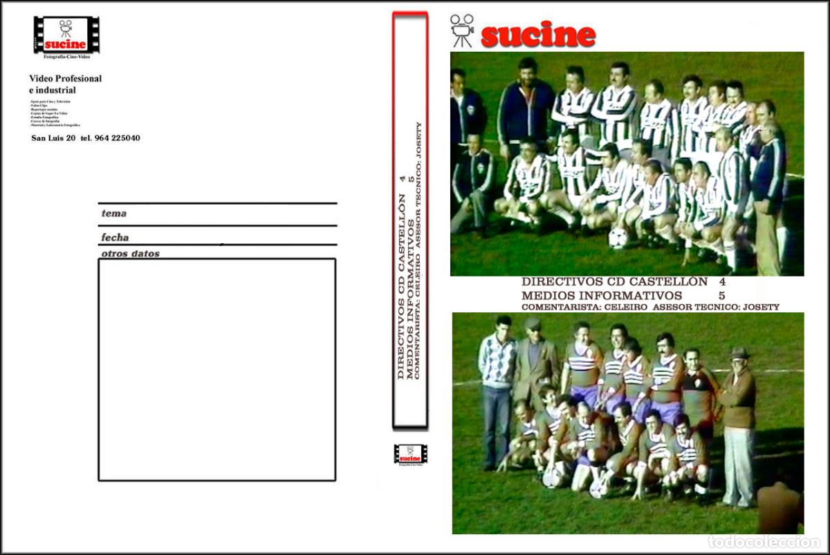 Cine: ENCUENTRO DE FUTBOL ENTRE LOS DIRECTIVOS DEL CD CASTELL&Oacute;N Y LOS MEDIOS INFORMATIVOS