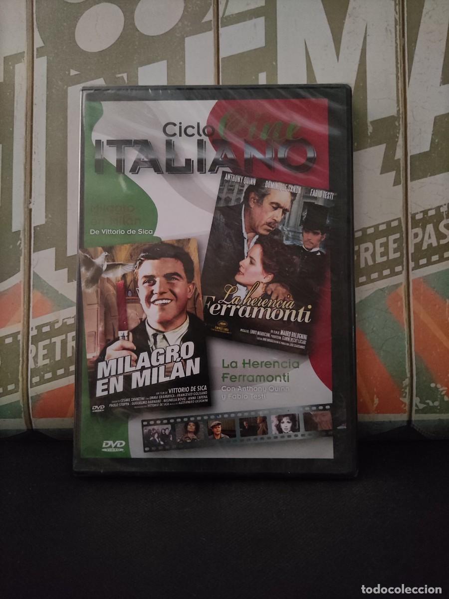 Cine: DVD 1732 Precintado Milagro en Mil&aacute;n / La herencia Ferramonti - Cine Italiano