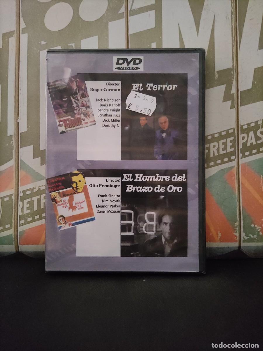 Cine: DVD Precintado 1758 El hombre del brazo de oro + El terror