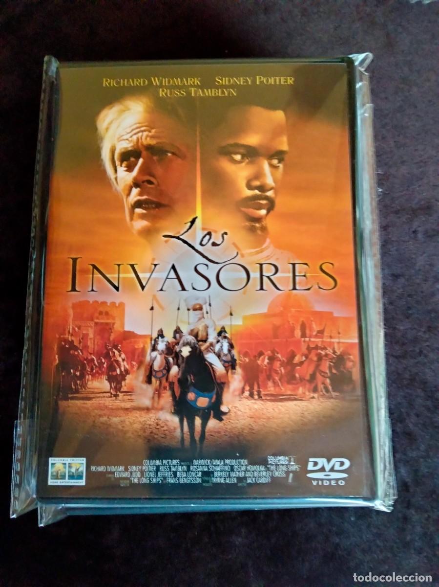 Cine: los invasores - richard widmark y sidney poiter - dvd nuevo precintado
