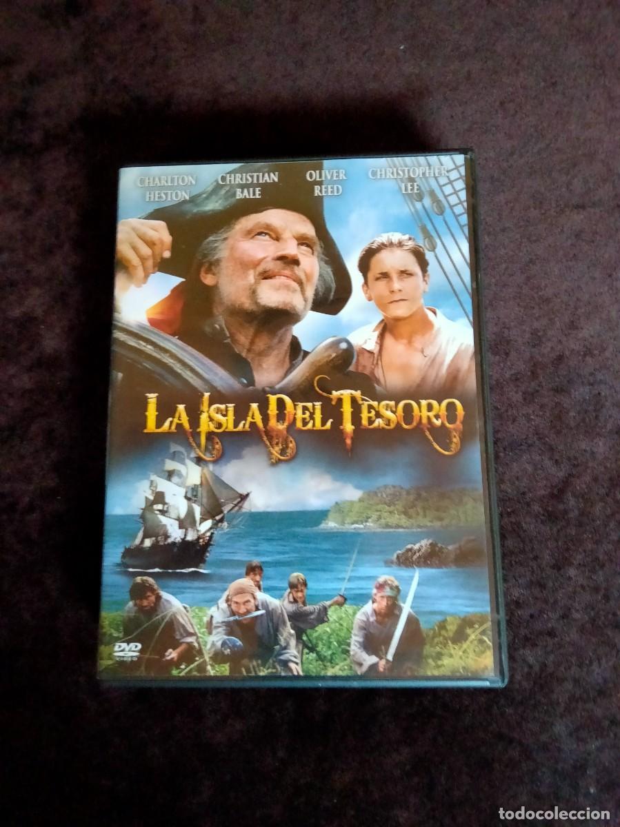 Cine: la isla del tesoro - charlton heston - dvd como nuevo