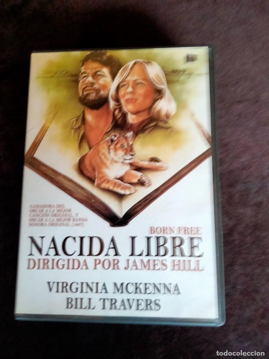 Cine: nacida libre - de james hill - dvd casi como nuevo