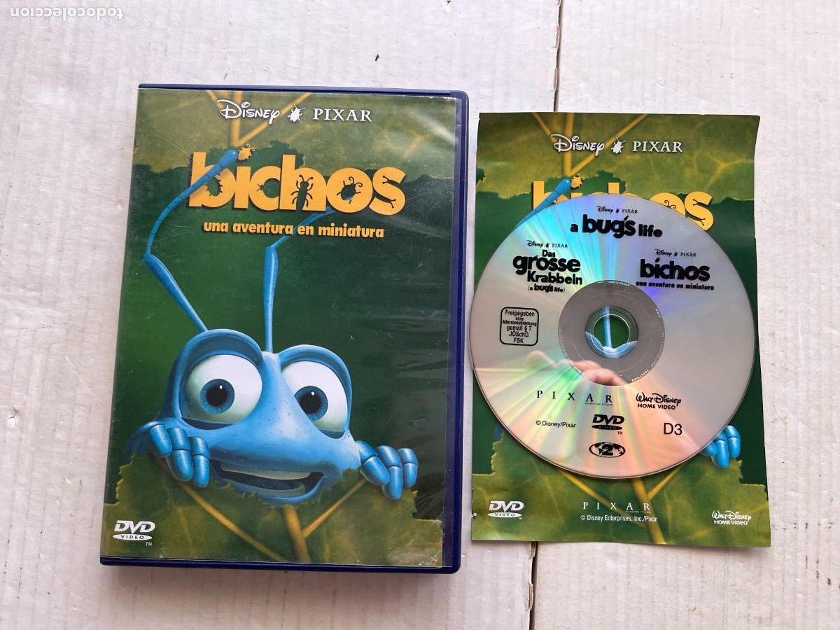 Cine: BICHOS UNA AVENTURA EN MINIATURA DISNEY PIXAR PELICULA DVD KREATEN