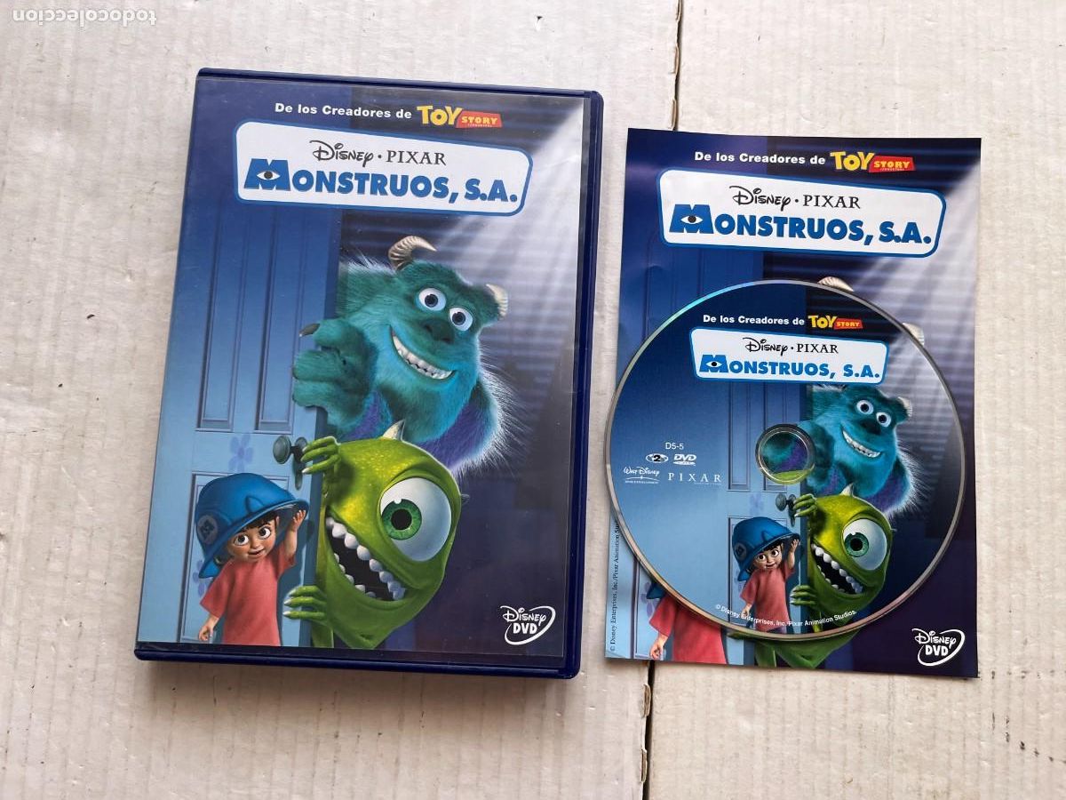 Cine: MONSTRUOS SA DISNEY PIXAR PELICULA DVD KREATEN