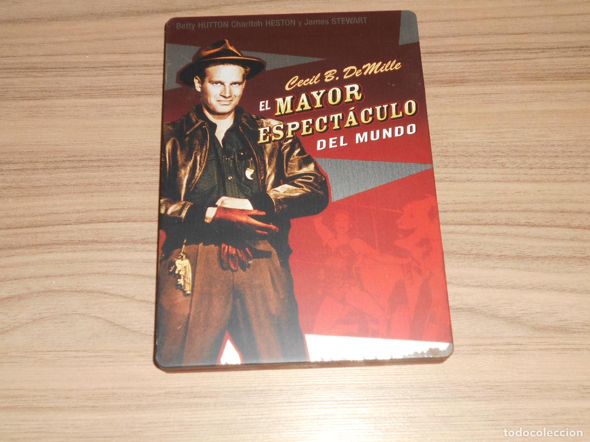 Cin&eacute;ma: el MAYOR ESPECTACULO del MUNDO DVD de CECIL B. De MILLE Charlton Heston DISCO Como NUEVO