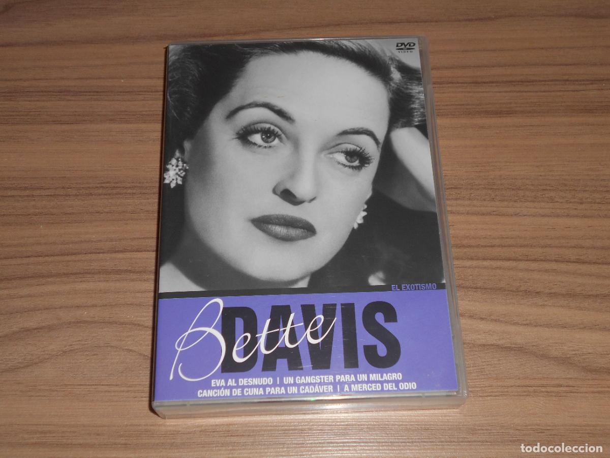 Cine: BETTE DAVIS 4 DVD A MERCED ODIO - EVA DESNUDO - GANGSTER MILAGRO - CANCION CUNA CADAVER Como NUEVA