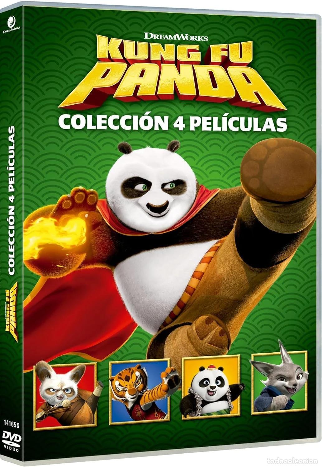 Cinema: Kung Fu Panda Pack 1-4 [DVD] (2008, 2011, 2016, 2024)