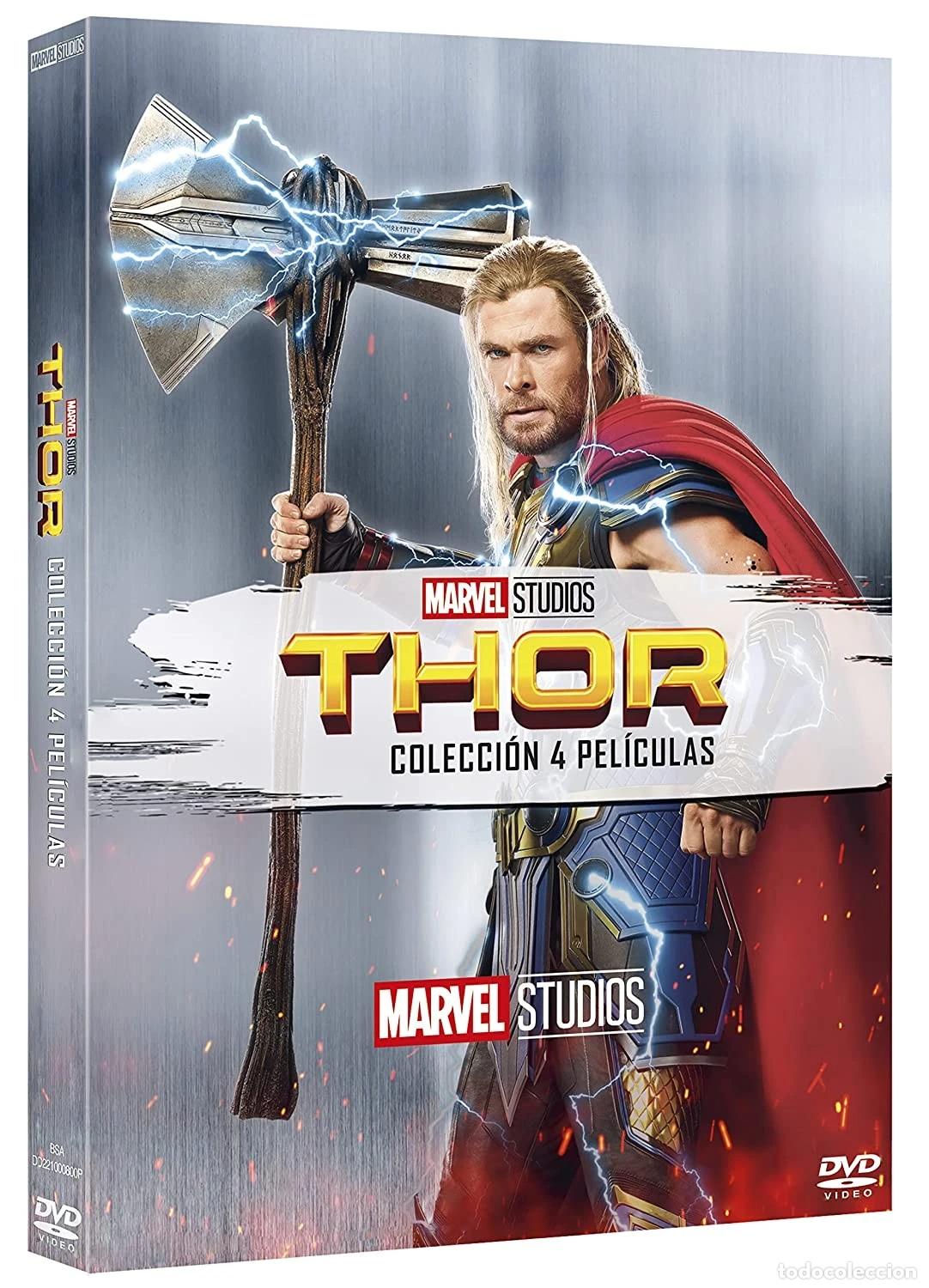 Cinema: THOR: Colecci&oacute;n 4 Pel&iacute;culas incluye Thor: Love and Thunder (4 DVD)