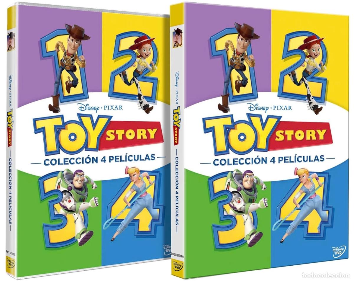 Cinema: Toy Story + Toy Story 2 + Toy Story 3 + Toy Story 4 [DVD] (1995,1999,2010,2019)