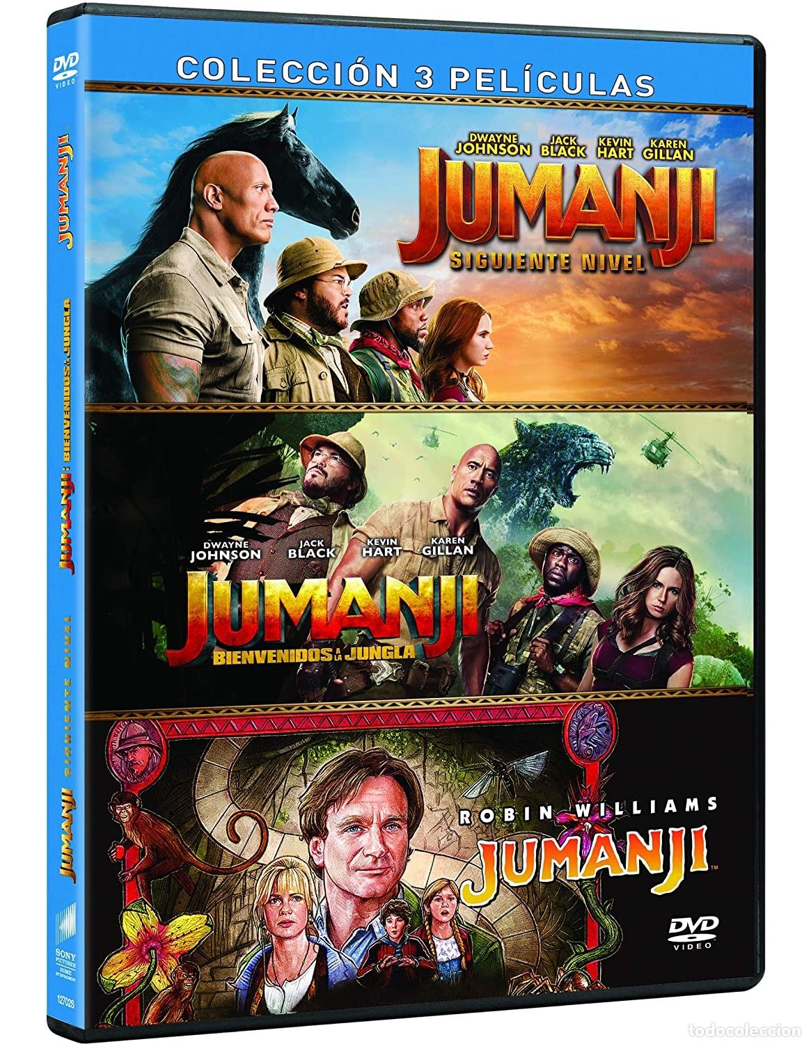 Cin&eacute;ma: Jumanji: 1995 + Bienvenidos a la Jungla + El Siguiente Nivel [DVD]