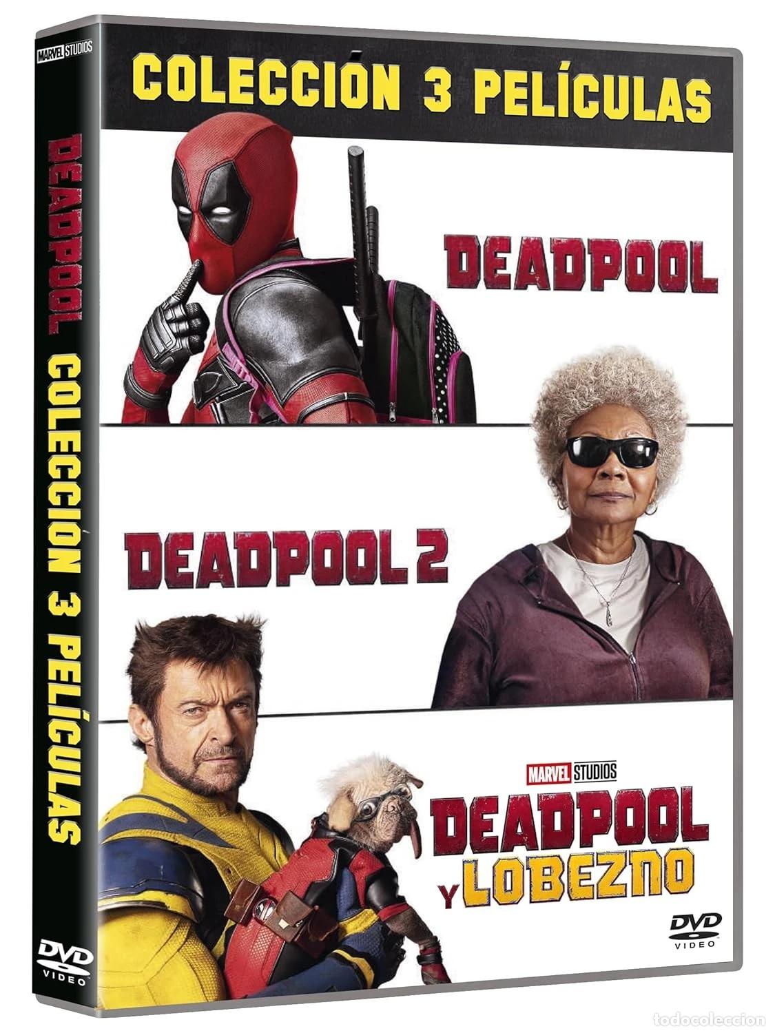 Cinema: Deadpool + Deadpool 2 + Deadpool y Lobezno [DVD] (2016,2018,2024) Deadpool + Deadpool 2 + Deadpool &