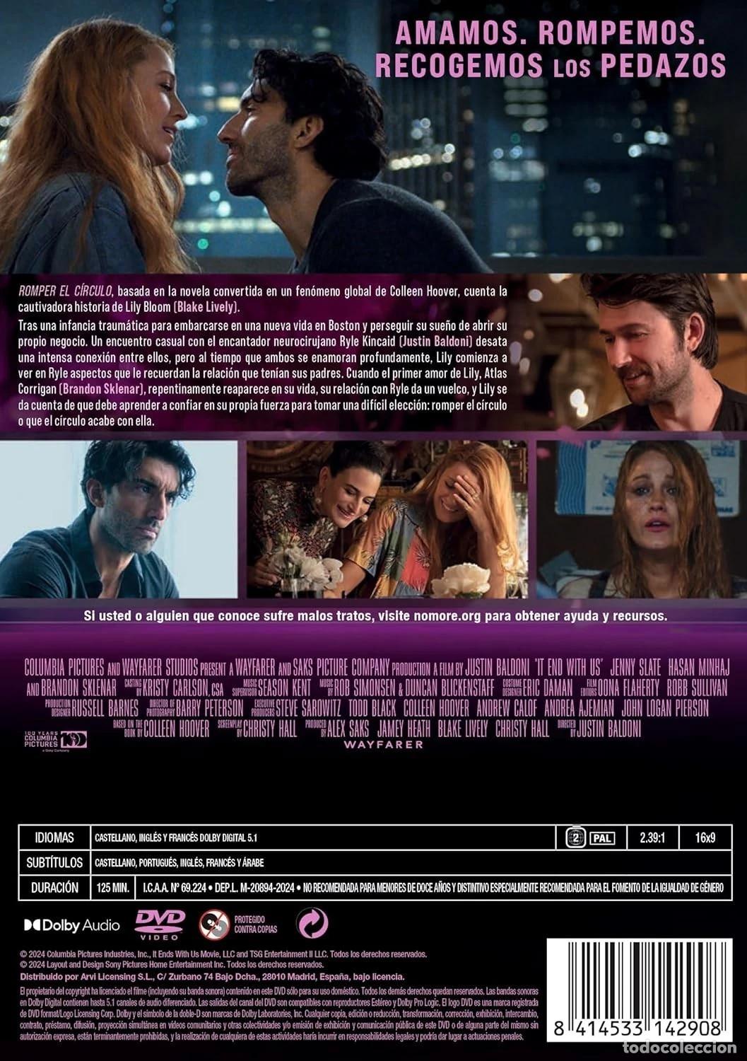Cine: Romper el C&iacute;rculo [DVD] (2024) It Ends with Us - Foto 2