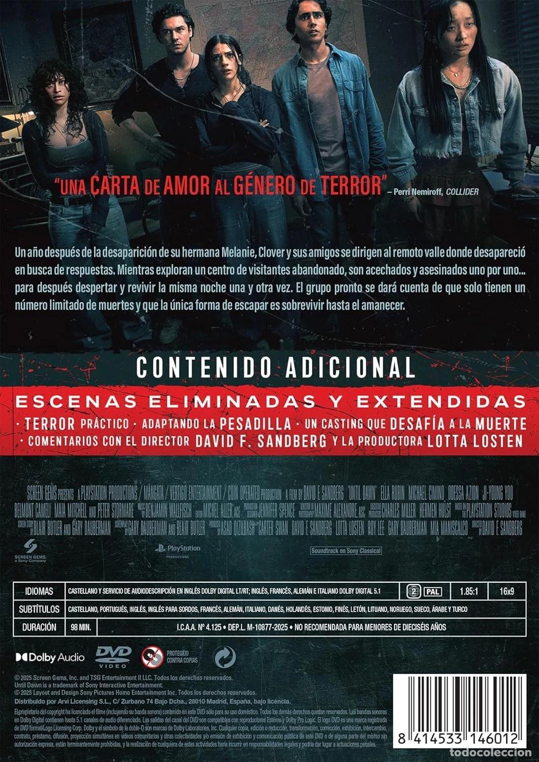 Cine: Until Dawn [DVD] (2025) - Foto 2