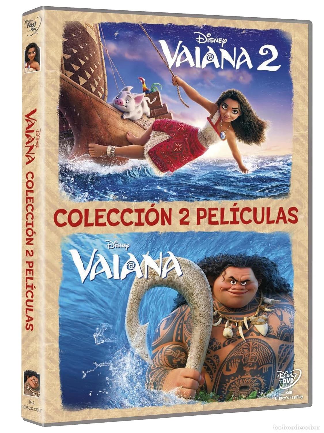 Kino: Vaiana + Vaiana 2 (Colecci&oacute;n 2 pel&iacute;culas) [DVD] (2016,2024) Moana + Moana 2