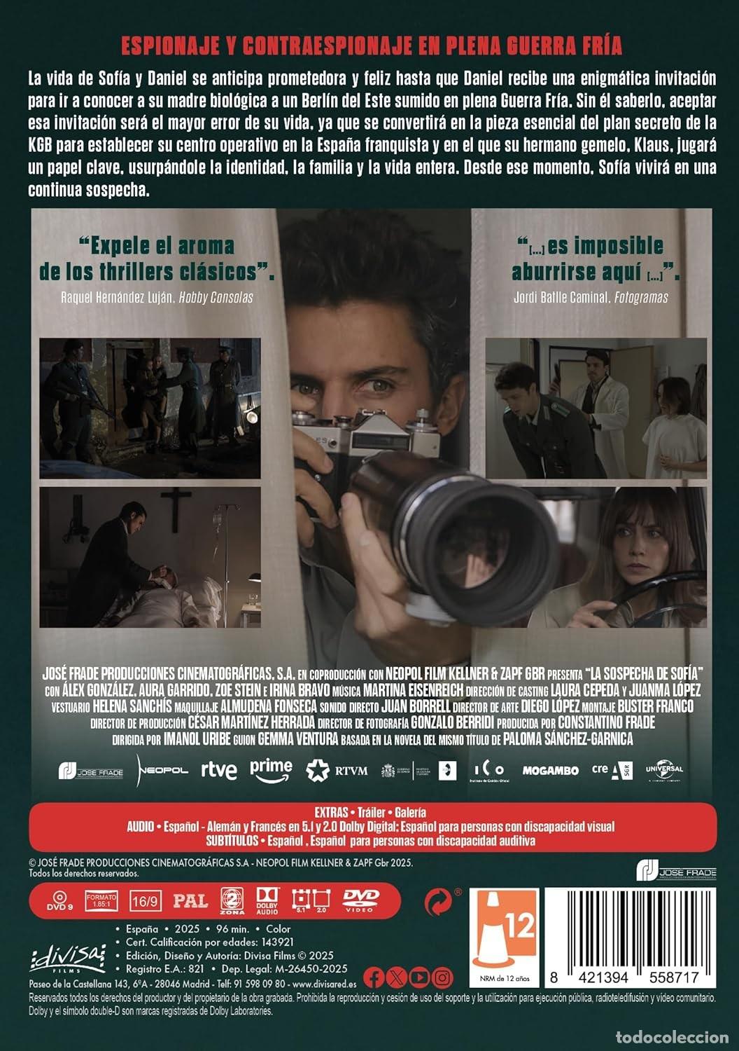 Cine: La Sospecha de Sof&iacute;a [DVD] (2025) - Foto 2