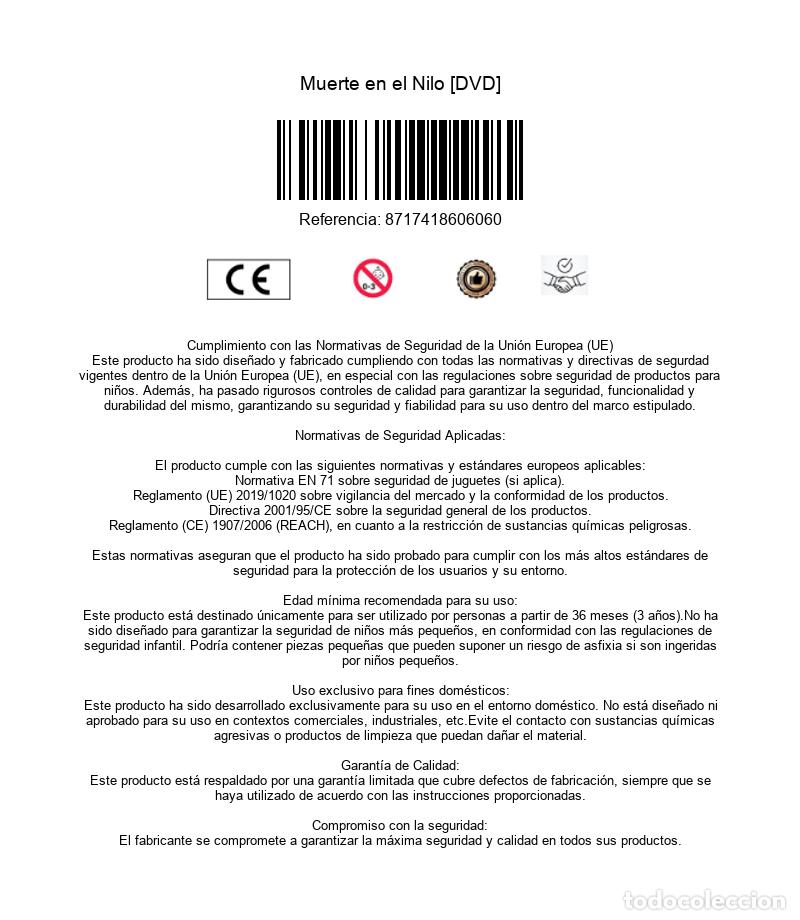 Cine: Muerte en el Nilo [DVD] - Foto 3