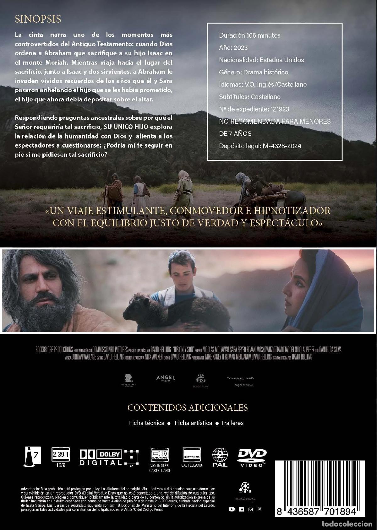 Cinema: Su &Uacute;nico Hijo [DVD] (2023) His Only Son
