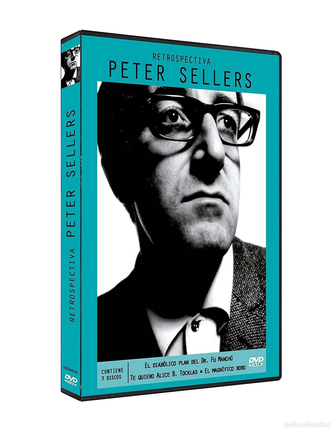 Cine: PETER SELLERS 3 DVD El Diab&oacute;lico Plan del Dr. Fu Manchu + Te Quiero Alice B + El Magn&iacute;fico Bobo T