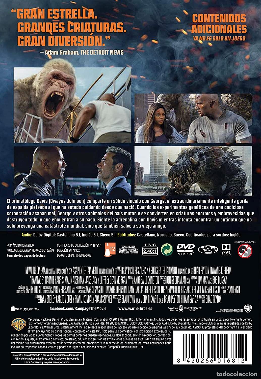 Cine: Proyecto Rampage [DVD] - Foto 2