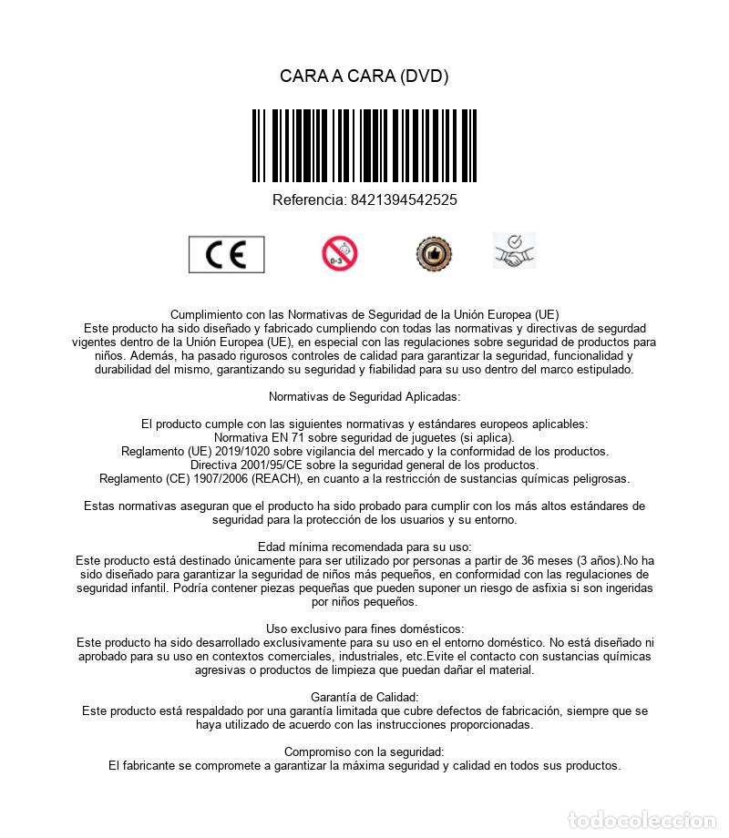 Cine: CARA A CARA (DVD) - Foto 3