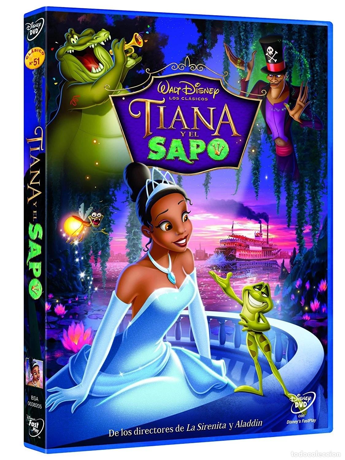 Cine: Tiana y el sapo [DVD]