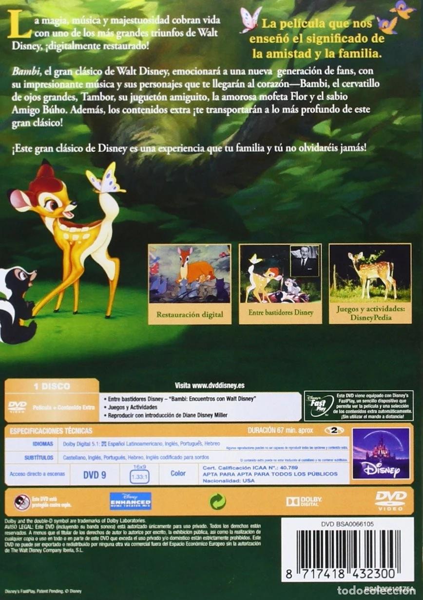 Cine: Bambi [DVD] - Foto 2