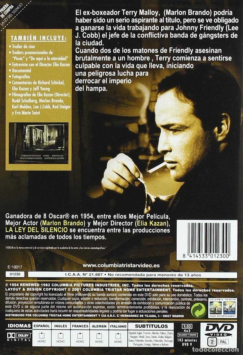 Cine: La Ley Del Silencio [DVD] - Foto 2