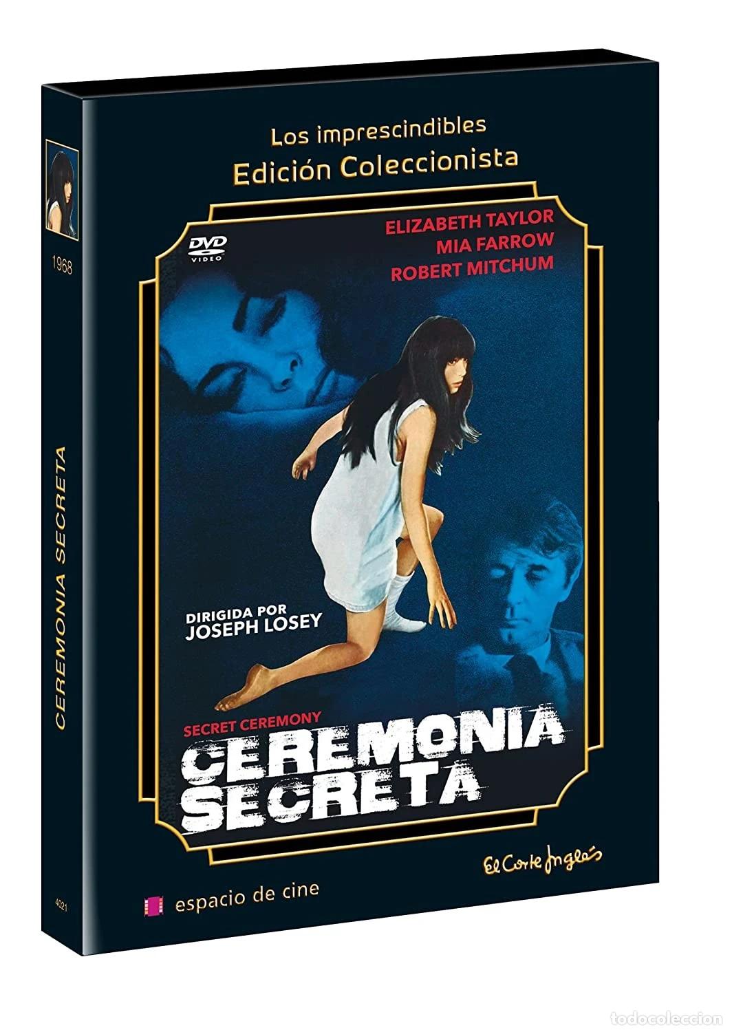 Cin&eacute;ma: Ceremonia Secreta 1968 DVD Secret Ceremony con libreto 32 pags funda de carton