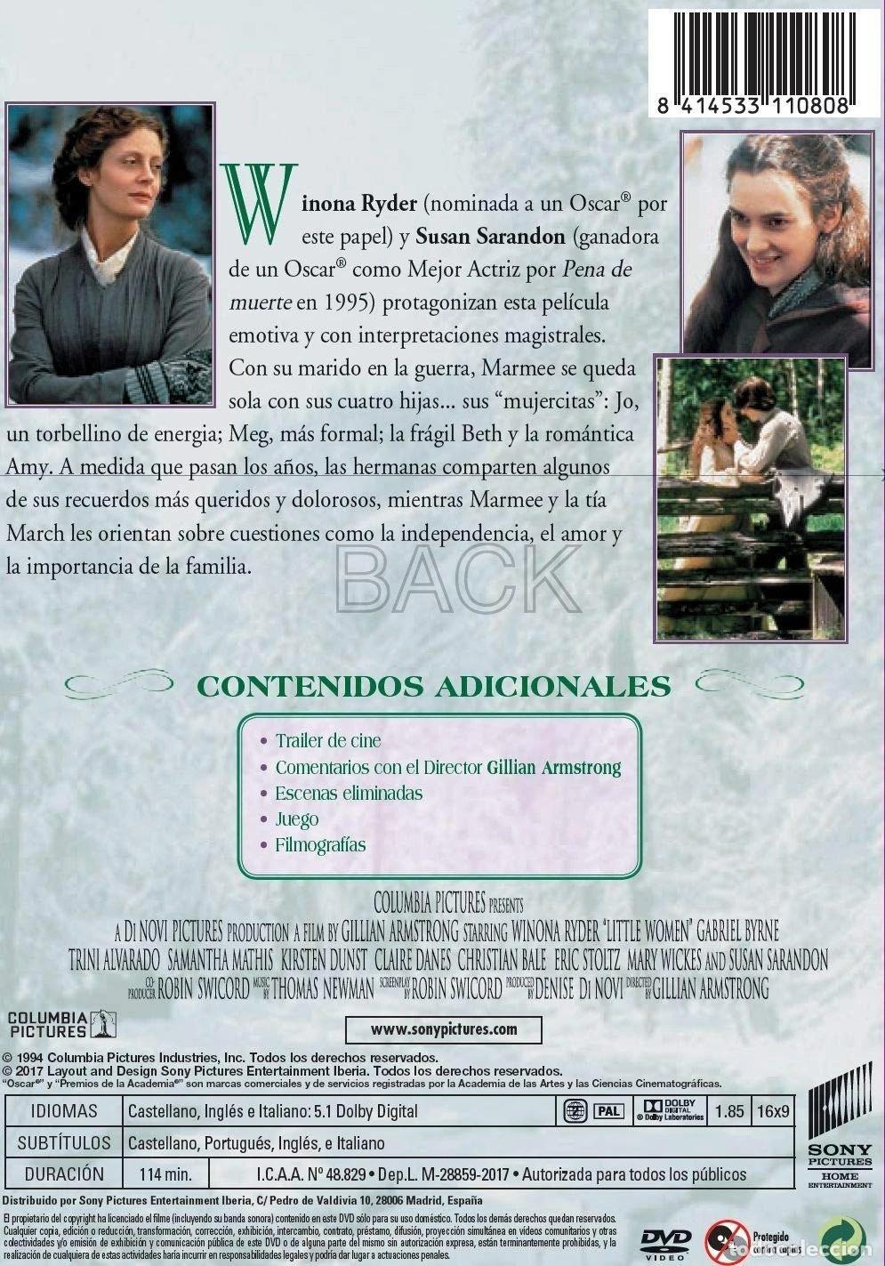 Cine: Mujercitas (1994) - Edici&oacute;n 2017 [DVD] - Foto 2