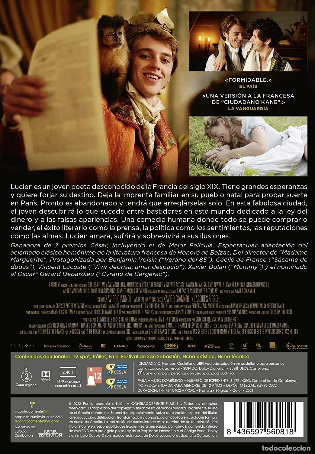 Cine: Las ilusiones perdidas [DVD] - Foto 3