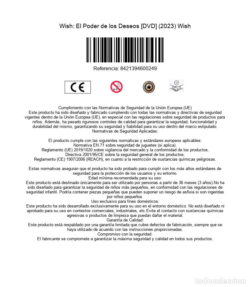 Cine: Wish: El Poder de los Deseos [DVD] (2023) Wish - Foto 3