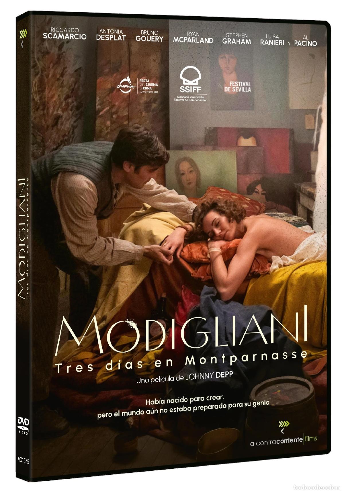 Cinema: Modigliani, Tres D&iacute;as En Montparnasse [DVD] (2024) Modi, Three Days on the Wing of Madness