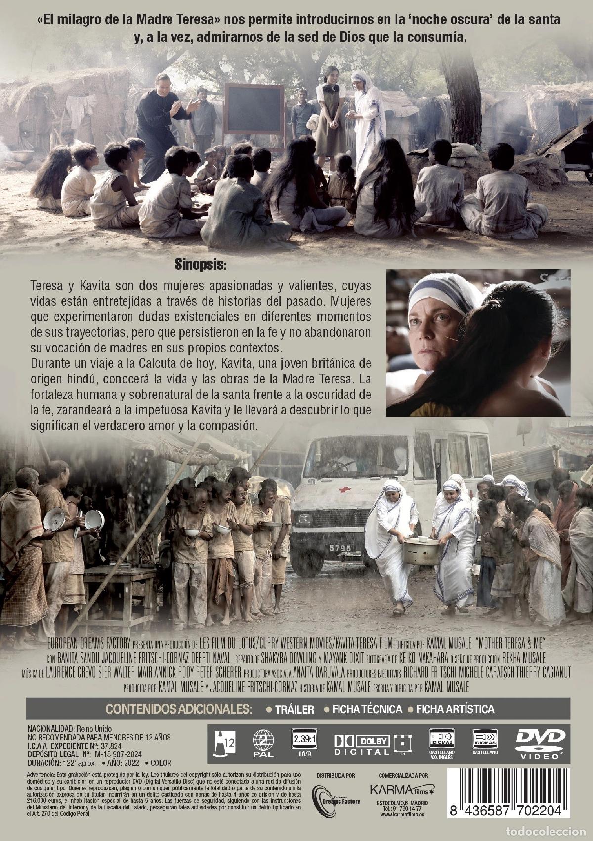 Cin&eacute;ma: El Milagro de la Madre Teresa [DVD] (2022) Mother Teresa & Me
