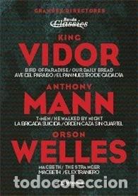 Kino: Grandes Directores 6 DVD King Vidor + Orson Welles + Anthony Mann