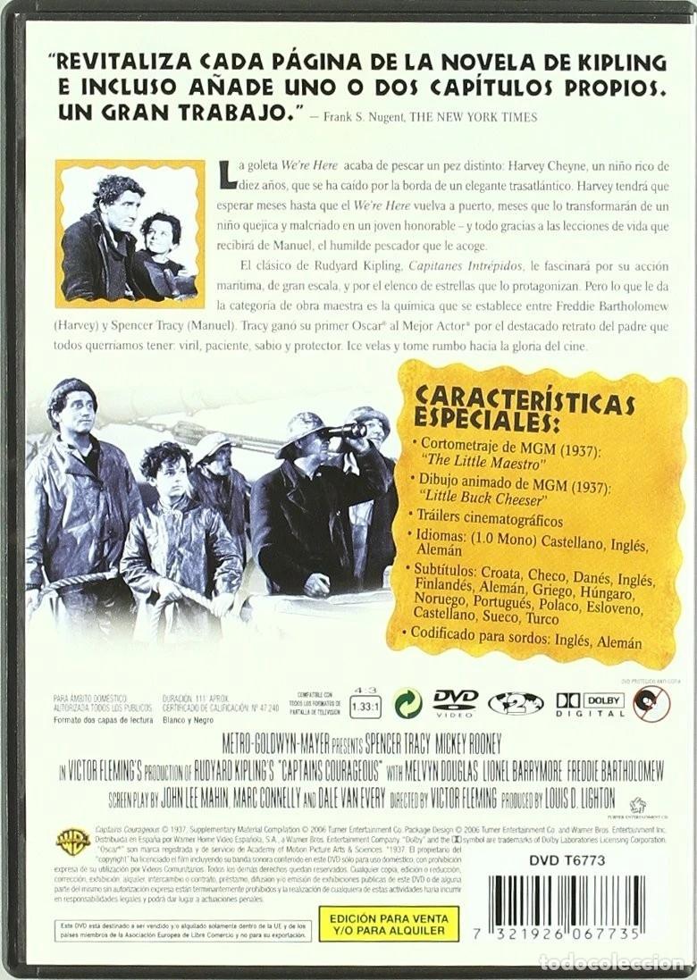 Cine: Capitanes Intr&eacute;pidos [DVD] - Foto 2