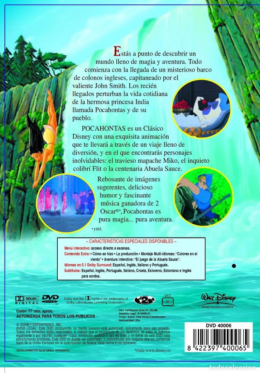 Cine: Pocahontas [DVD] - Foto 2