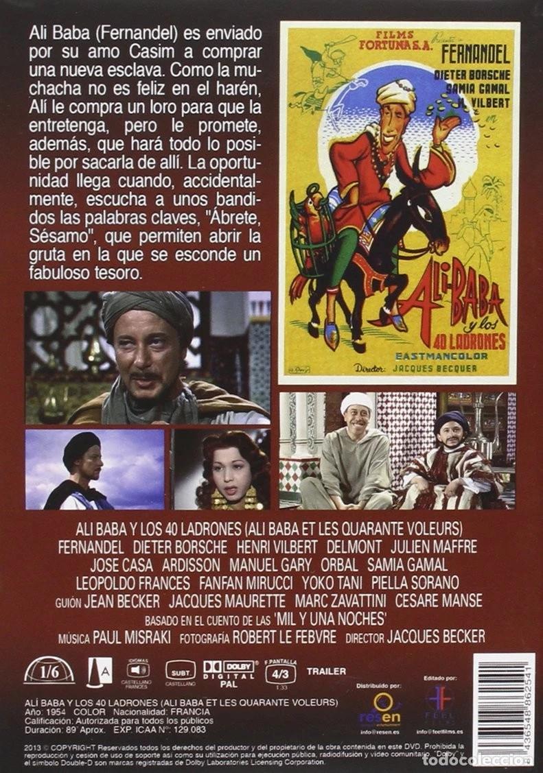 Cine: ALI BABA Y LOS CUARENTA LADRONES (DVD) - Foto 2