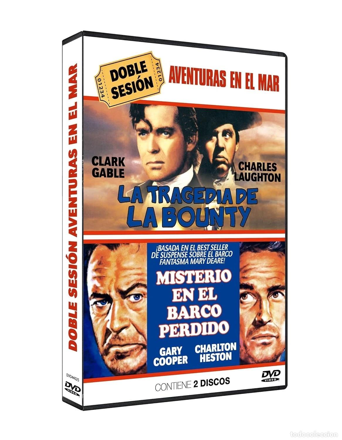 Kino: La Tragedia de la Bounty + Misterio en el Barco Perdido 2 DVD Mutiny on the Bounty + The Wreck of th