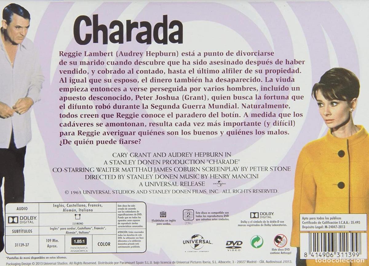 Cine: CHARADA: ED.HORIZONTAL (DVD) - Foto 2
