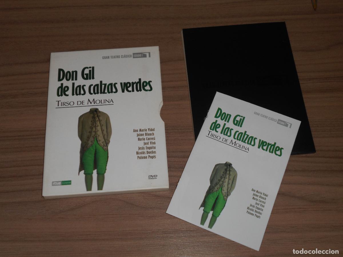 Cine: DON GIL DE LAS CALZAS VERDES Edicion Especial DVD + LIBRO 24 Pag. TIRSO DE MOLINA Como NUEVA