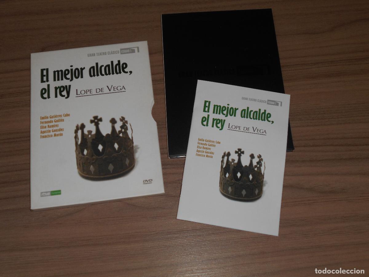 Cine: EL MEJOR ALCALDE EL REY Edicion Especial DVD + LIBRO 24 Pag. LOPE DE VEGA Como NUEVA